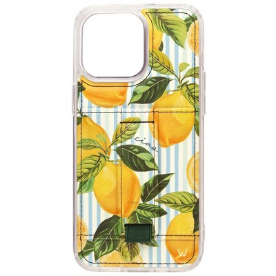 Walli Cases Limoncello Summer by Jessie James Decker Phone Case with Wallet and Finger Strap