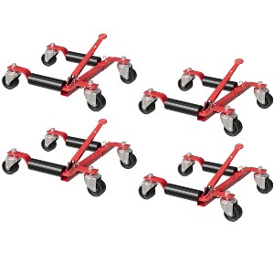 Mechanical Car Wheel Dolly Jack, 12" Wheel Vehicle Positioning Jack, 1500 LBS Capacity, Aluminum Twin Roller, for Tire Auto Repair - 1 of 4