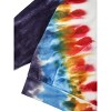 Samurai Jack Shuriken Character Art Long Sleeve Tie-Dye Adult Hooded Sweatshirt - 3 of 4