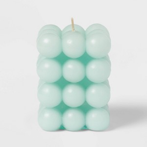 3.5" Unscented Bubble Sculpture Candle 12oz - Opalhouse™ - 1 of 3