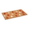 HomeRoots 17" X 29" Brown Red And White Christmas Trees Outdoor Coir Door Mat - 4 of 4
