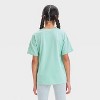 Girls' Short Sleeve Oversized Graphic T-Shirt - Cat & Jack™ - 3 of 4