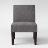 Quincy Basic Slipper Chair Charcoal - Threshold™