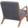 NicBex Wooden Lounge Chair Accent Chair with Waist Cushion, Comfy Chair for Living Room, Bedroom, Office - 3 of 4
