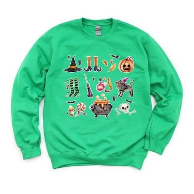 Simply Sage Market Women's Graphic Sweatshirt Witch Collage