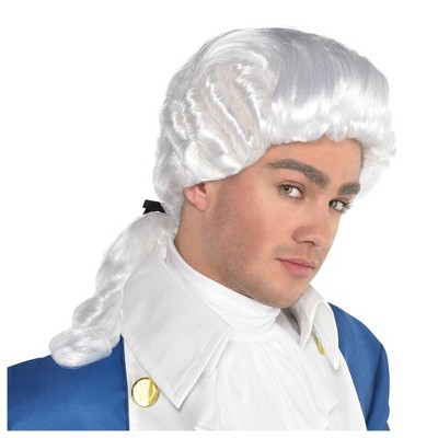 white wig halloween costume