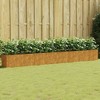 vidaXL Garden Raised Bed Rusty Corten Steel Large Decorative Inlays - 2 of 4