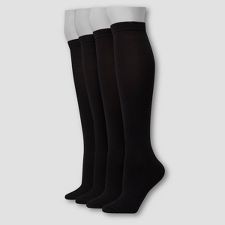 MyWay Womens Myway Fknie Stütz 40d 4er Knee-High Socks