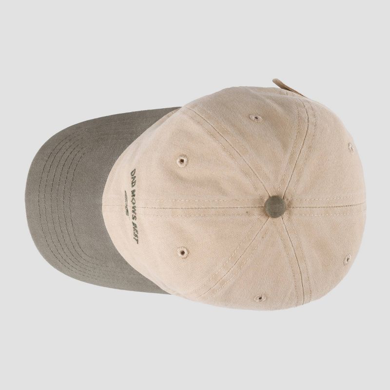 Wemco Men&#39;s Cotton Baseball Hat - Beige/Green, 3 of 7