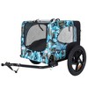 ORRD Heavy Duty Pet Bike Trailer with 16" All-Terrain Wheels - Foldable Dog Carrier for Bicycles, Universal Hitch, 66lbs Capacity - 2 of 4