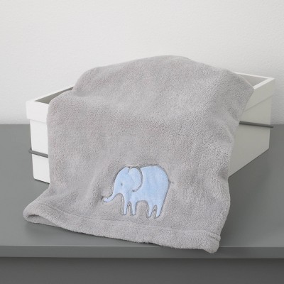 Elephant Baby Blanket Blue Just One You made by carter s