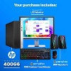 Refurbished HP ProDesk 400G6 Desktop Computer-Intel i5-16GB DDR4 RAM-250GB NVMe+500GB SSD-Keyboard&Mouse-Speaker-Win 11 Pro-Manufacturer Refurbished - 2 of 4