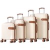 Dexmalle 4 Piece Luggage Set Suitcase Set - 2 of 4