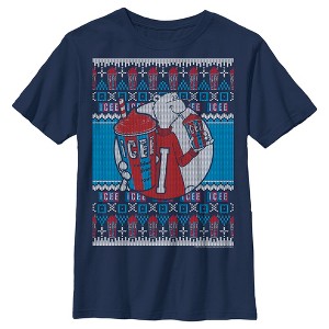 Boy's ICEE Bear Ugly Sweater T-Shirt - 1 of 4