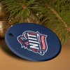 New Jersey Institute of Technology Primary Logo Porcelain Holiday Christmas Tree Ornament - 4 of 4