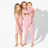 Bellabu Bear Baby Dusty Rose Bamboo Convertible Footie - 3 of 4