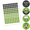 Big Dot of Happiness Lax to the Max Lacrosse Party Round Candy Sticker Favors Labels Fits Chocolate Candy (1 sheet of 108) - 2 of 4