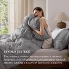 100% Washed Cotton Duvet Cover Minimalist Cotton Duvet Cover for All Seasons GentleSoft™ Plain Simple Bedding Set - 4 of 4