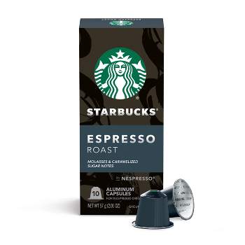 Starbucks by Nespresso Original Line Pods Dark Roast Coffee Espresso Roast - 10ct