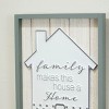 VIP Metal 16 in. White Family Home Sign - 4 of 4