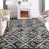 Modern Washable Rugs Rug for Living Room Soft Bedroom Rug Geometric Farmhouse Large Area Rug Non Slip Throw Rugs Non Shedding Stain - 2 of 4