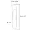Unique Bargains Medium Metal Prevent Tearing Pages Home Office Paper Clip 100 Pcs - 2 of 4