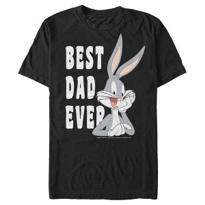 Men's Looney Tunes Father's Day Bugs Bunny Best Dad Ever T-Shirt - 1 of 4