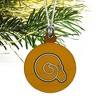 Albany State University Secondary Logo Mini Small Tiny Wood Christmas Tree Holiday Ornament - 3 of 4