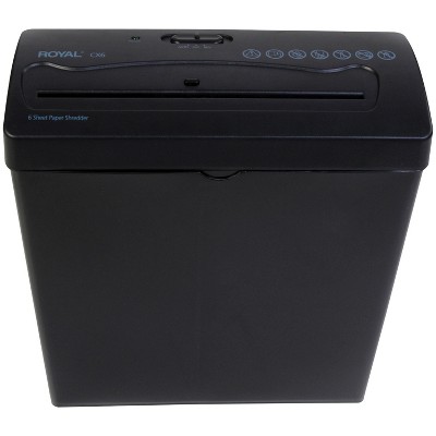 Commercial 6-Sheet Cross Cut Paper Shredder - Industrial Heavy Duty, 13L Capacity