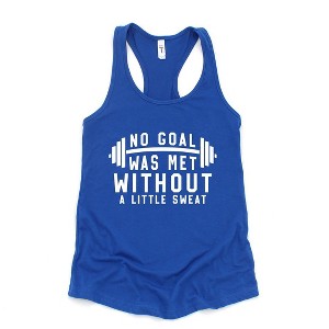 Simply Sage Market Women's Goal Met Sweat Racerback Tank - 1 of 4