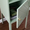 Shamnish Tall Storage Cabinet Mint - Aiden Lane