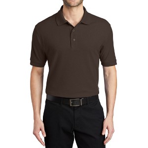 Mafoose Men's Short Sleeve Soft Silk Touch Classic Polo Shirt for Everyday Comfort - 1 of 4