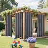 NICETOWN Outdoor Light-Blocking Curtains with Low-Density Grommets for Patio/Exterior Windows - 4 of 4