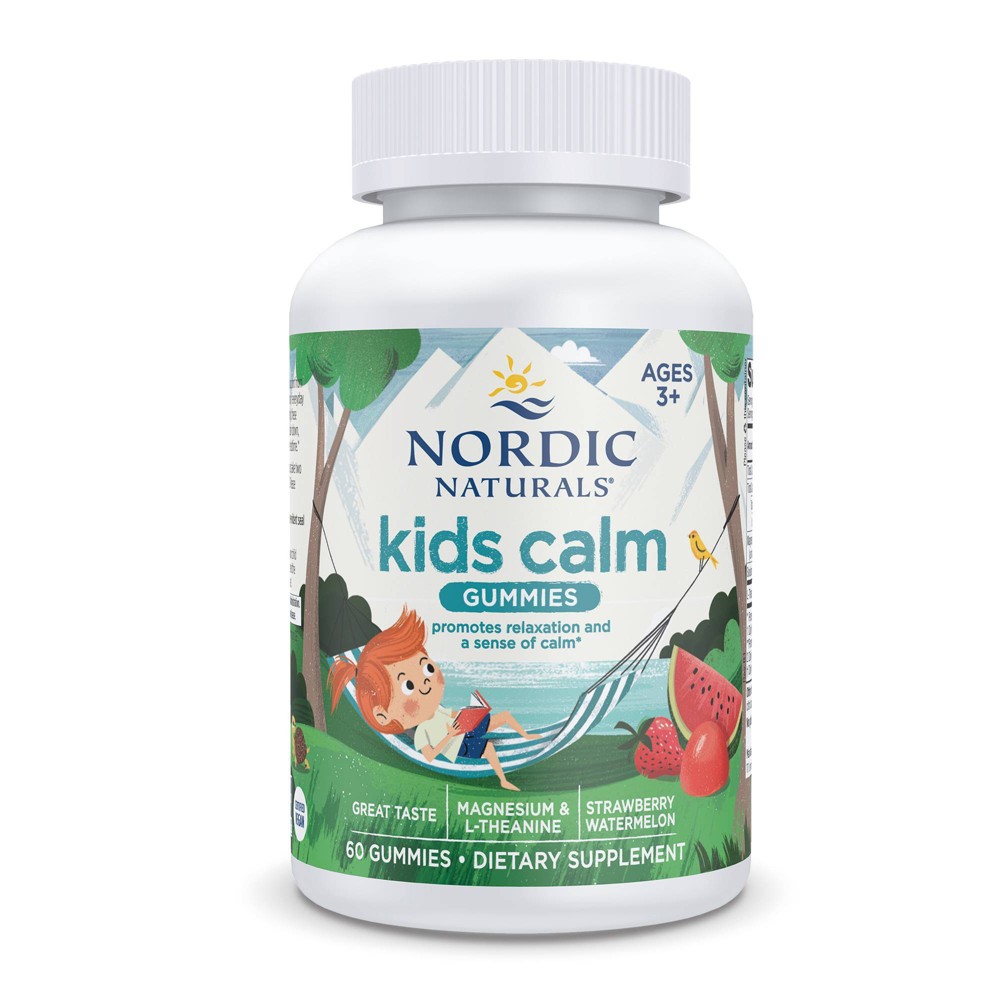 Photos - Vitamins & Minerals Nordic Naturals Kids' Dietary Calm Vegan Supplement Gummies - 60ct 