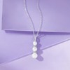 Ross-Simons 6-8.5mm Cultured Pearl and .10 ct. t.w. Diamond Necklace in Sterling Silver Size 18 - 4 of 4