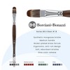 Borciani e Bonazzi UNICO Synthetic Mongoose Artist Paint Brush - Series 802 Filbert - Size #18 - Watercolors, Oil & Acrylic Paint - Handcrafted in - 2 of 4