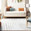 Machine Washable Rug, Modern Abstract Stripes - 2 of 4