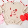S.W.Smiley Queen of Hearts Distressed - Women's Graphic Sweatshirt - 2 of 4