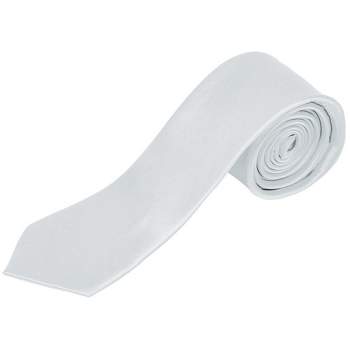 Men's Solid Color 2.5 Inch Wide And 57 Inch Long Slim Neckties