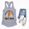 Simply Sage Market Me Wants A Hot Dog Real Bad Cartoon Racerback Tank - 3 of 4