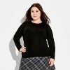 Women's Slim Fit Long Sleeve Crewneck Long and Lean T-Shirt - Wild Fable™ - 2 of 3