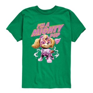 Boys' - Paw Patrol - I'm A Mighty Pup Short Sleeve Graphic T-Shirt - 1 of 4