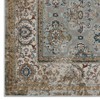 Modway Hisa 5x8 Area Rug – Vintage Floral Lattice, Silver Blue/Brown, Poly Yarn - 2 of 4