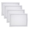 Saro Lifestyle Embroidered Line Design Placemat (Set of 4) - 3 of 4