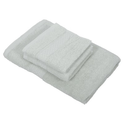 Unique Bargains Soft Absorbent Cotton Bath Towel for Bathroom kitchen Shower Towel 3 Pcs