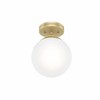 Hunter Fans 7.9" Hepburn Ceiling Light Modern Brass Finish - 3 of 3
