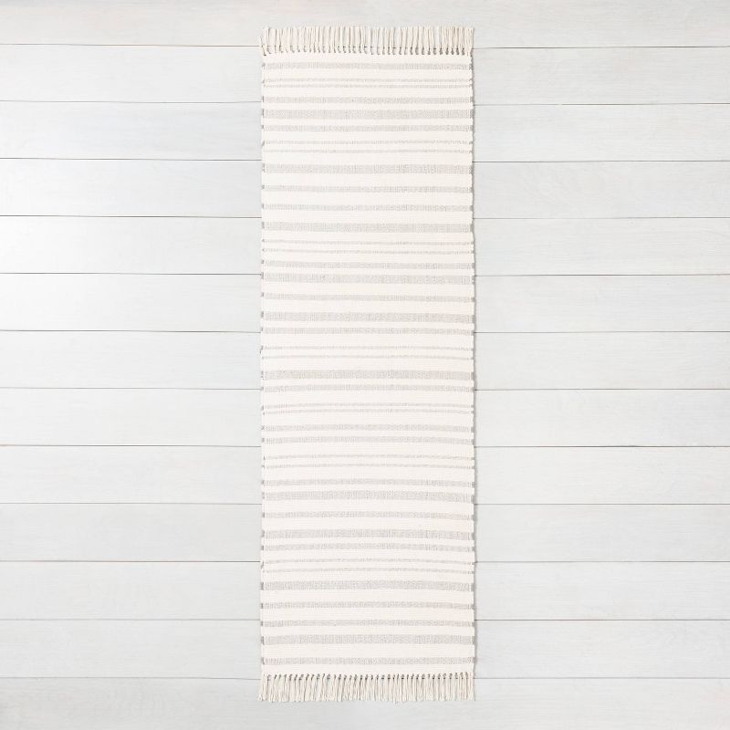 Stripe with Fringe Area Rug - Hearth & Hand&#153; with Magnolia, 1 of 12
