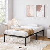 Heavy Duty Metal Platform Bed Frame with Steel Support, Storage Space, Noise-Free Design, Easy Assembly, No Box Spring Needed, Black. - 3 of 4