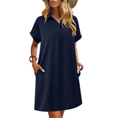 shift dress beach Cabana Life - Lake Como Cabana Shift Dress - Blue