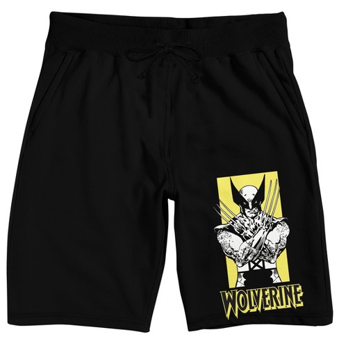 Marvel Comics Presents Wolverine Men s Black Sleep Pajama Shorts Target